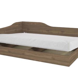 Κρεβάτι - Καναπές με ΔΩΡΟ στρώμα και μηχανισμό ανύψωσης, Diana Καρυδί, 82/190