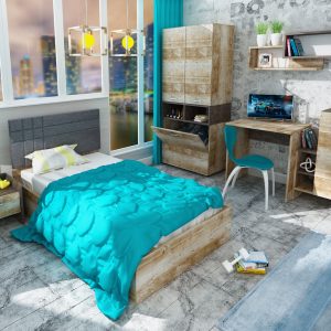 Σετ Κρεβατοκάμαρας 6 τεμαχίων 90/200, NEXT, Genomax