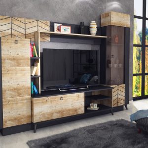Σύνθετο Σαλονιού Trend, 250x40x190, Genomax