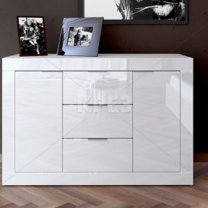 Συρταριέρα με 3 συρτάρια 1213049, 120x45.5x80 εκ., Genomax