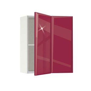 Ντουλάπι Κουζίνας κρεμαστό γωνιακό 60εκ., No 61 MDF, 60x30x72εκ., Genomax