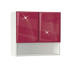 Ντουλάπι Κουζίνας κρεμαστό με ράφι 80εκ, No 80 P MDF, 80x20x72 εκ., Genomax