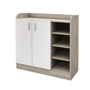 Παπουτσοθήκη 85 Σόνομα με Λευκό, 85x30x80, Genomax