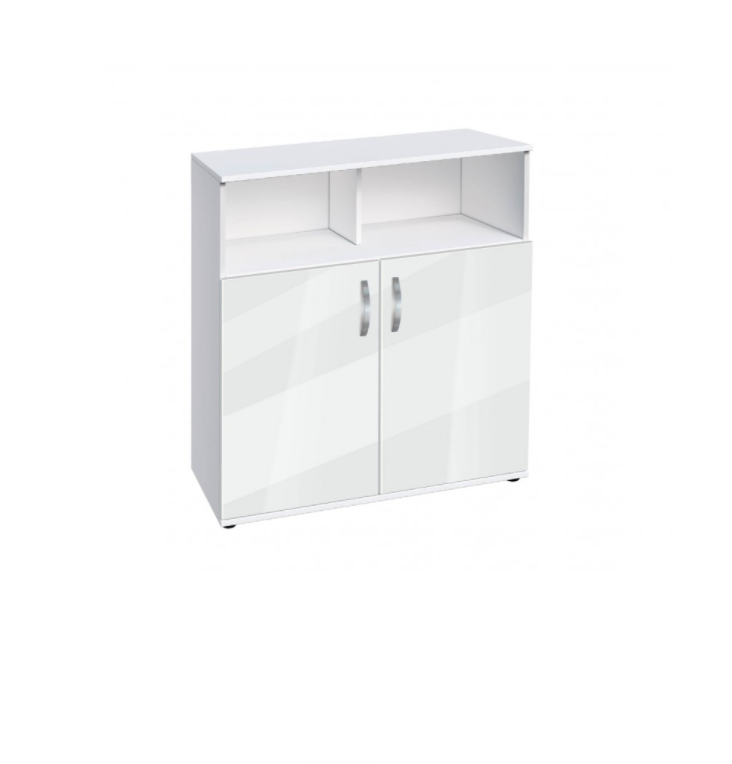 Τουαλέτα, Ava 2-1000 Λευκό με Λευκό γυαλιστερό, 100x90x43, Genomax