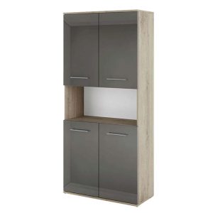 Βιβλιοθήκη με πόρτες 80x36x175.5, Modul 65, Genomax