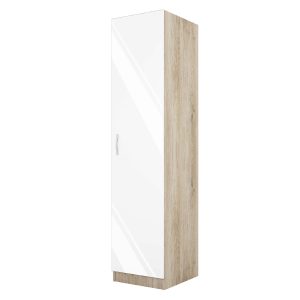 Ντουλάπα Μονόφυλλη 1211010 Σόνομα Λευκό, 52x191x40, Genomax
