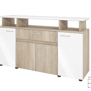Τουαλέτα 1213056 Σόνομα Λευκό, 154x43x85, Genomax