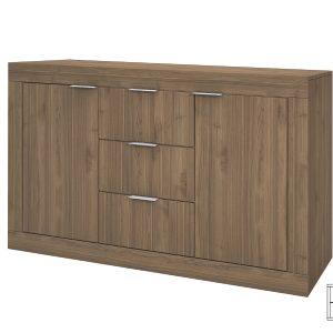 Συρταριέρα 1213075 Καρυδί, 138/45/81 εκ., Genomax