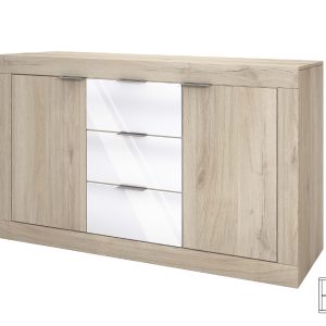 Συρταριέρα 1213075 Σόνομα Λευκό, 138/45/81 εκ., Genomax