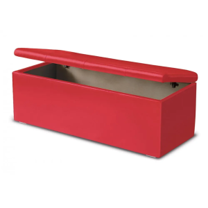 Σκαμπό με αποθηκευτικό χώρο, Praktik, Πορτοκαλί 100x35x39 εκ., Genomax