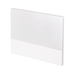 Κεφαλάρι κρεβατιού επενδυμένο με δέρμα για κρεβάτι με πλάτος από 82 έως 180 εκ., Λευκό, Leather