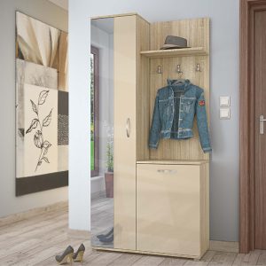 Έπιπλο Εισόδου 89/35/187 εκ., Σόνομα/Κρεμ, Nexo, Genomax