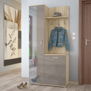 Έπιπλο Εισόδου 89/35/187 εκ., Σόνομα/Γκρι, Nexo, Genomax