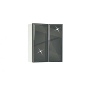 Ντουλάπι κουζίνας κρεμαστό 60εκ. Γκρι, No 60 MDF, Genomax