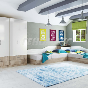 Σετ παιδικού δωματίου 1217064, ΔΩΡΟ 2 Στρώματα 82/190, Genomax